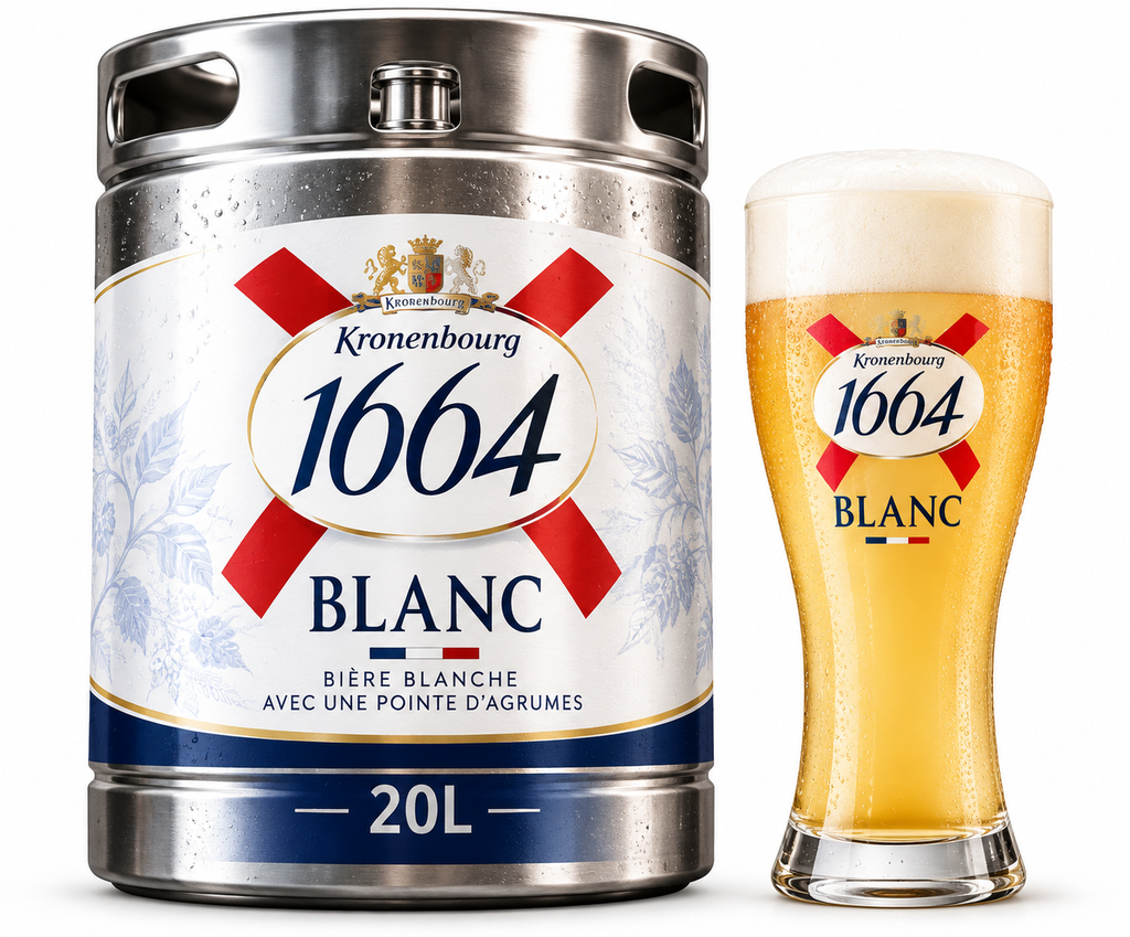 Cerveza de barril 1664 Blanca 20L