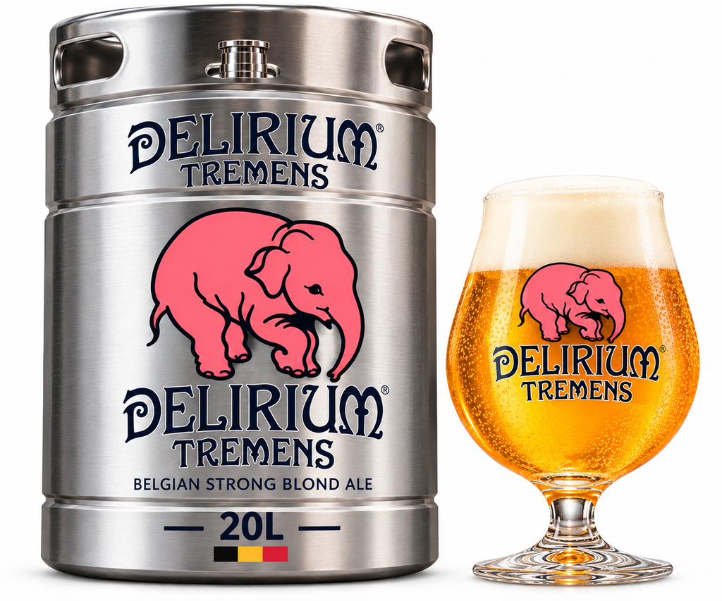 Cerveza de barril Delirium Tremens 20L