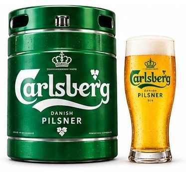 Cerveza de barril Carlsberg 20L
